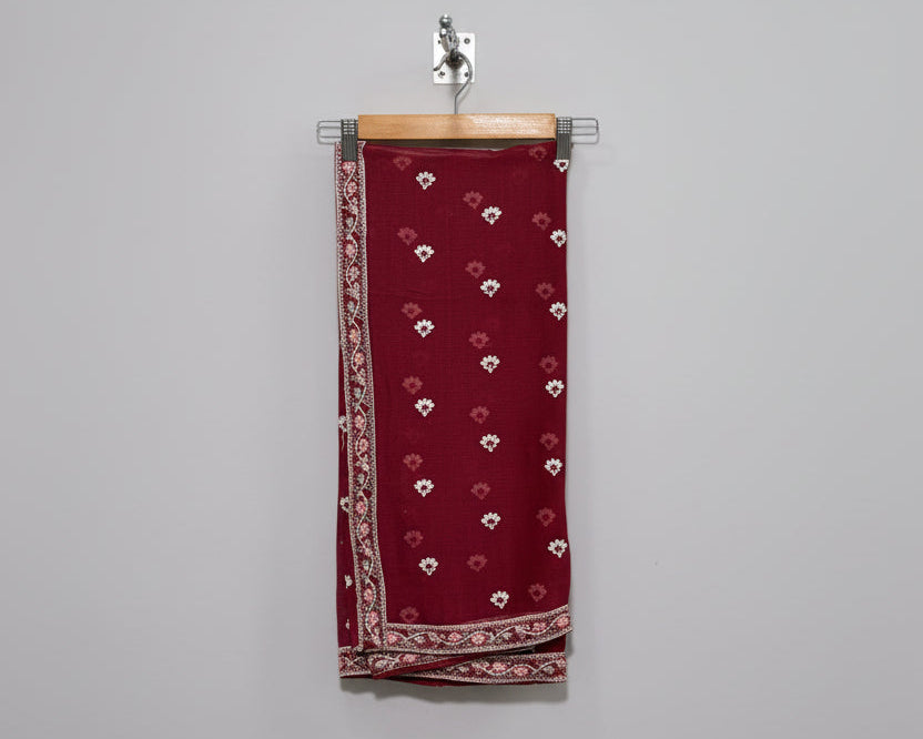 3 Piece - Embroidered Suit - 3495