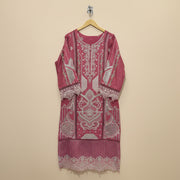 3 Piece - Embroidered Suit - 3498