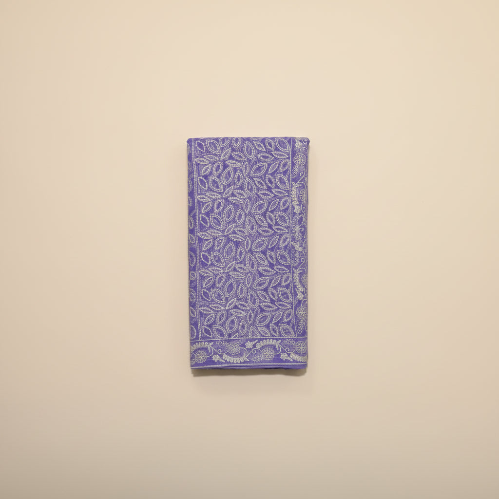 3 Piece - Embroidered Suit - 3498