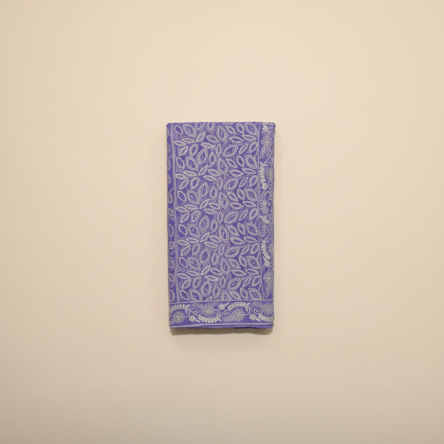 3 Piece - Embroidered Suit - 3498