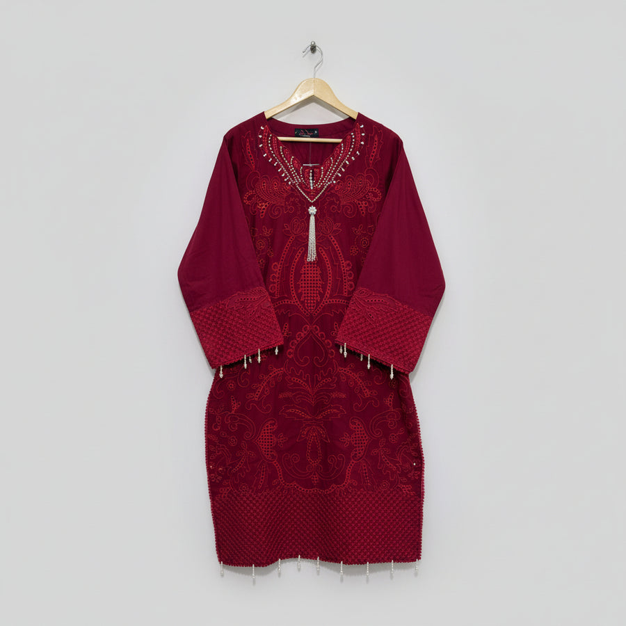 3 PIECE - EMROIDERED SUIT - 3313