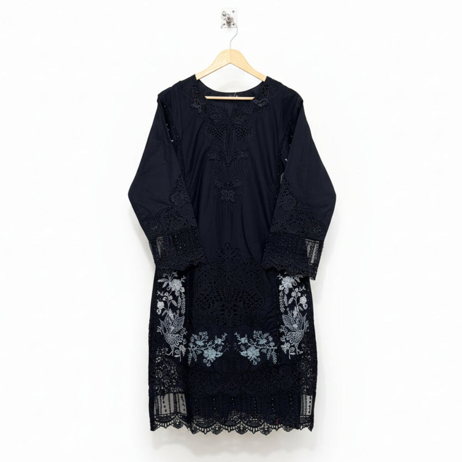 3 Piece - Embroidered Suit - 3502