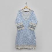 3 Piece - Embroidered Suit - 3547