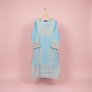 3 Piece - Embroidered Suit - 3556